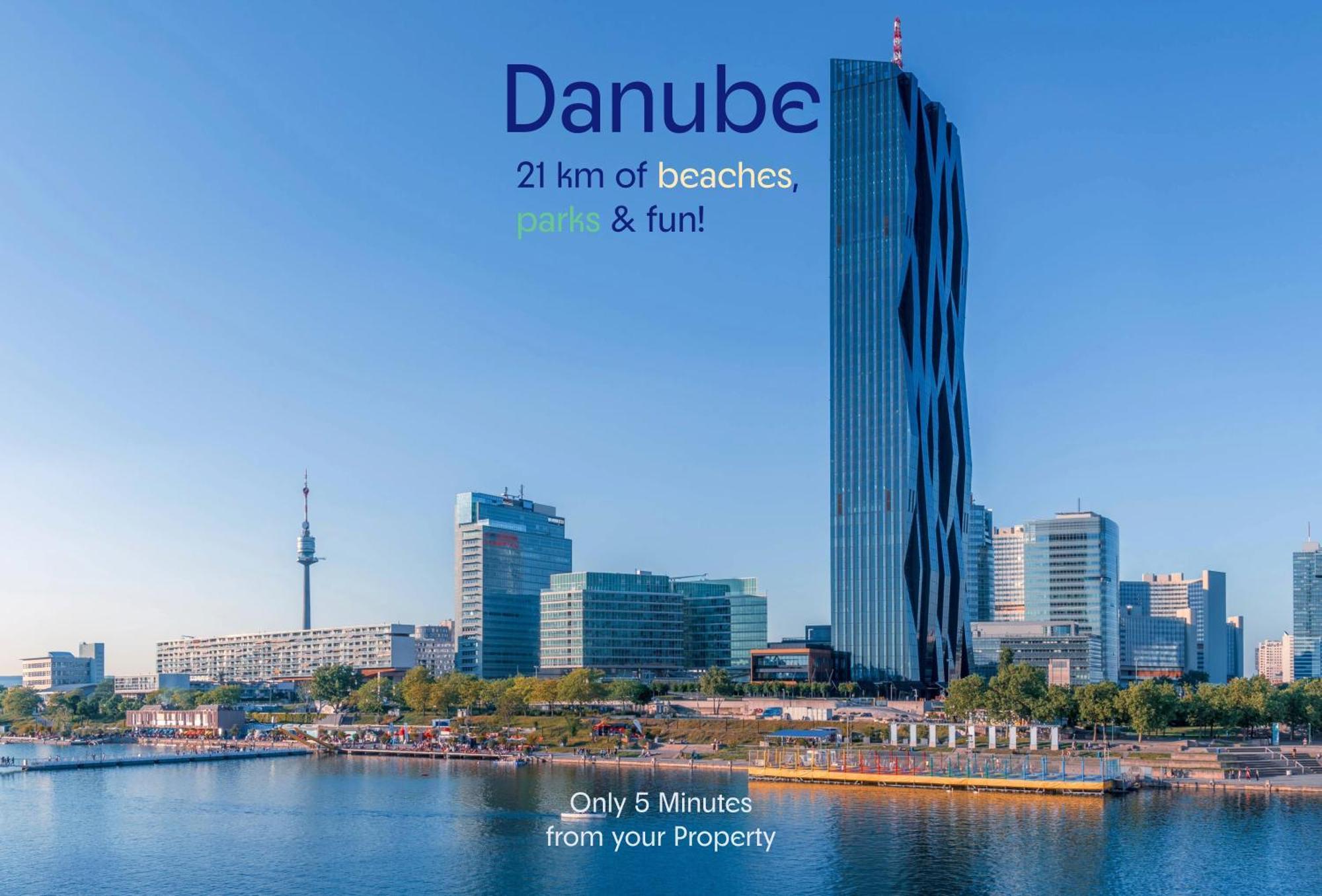 Welcoming 2Br Apt. Near Danube & Millenium Tower Vienna Exterior photo